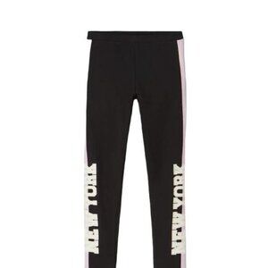 ZARA LEGGINGS GIRL BLACK PINK SIZE 09  1887/708/800